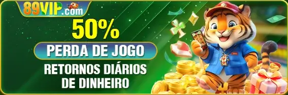 89vip777 Bônus de reembolso de 50% das perdas todos os dias